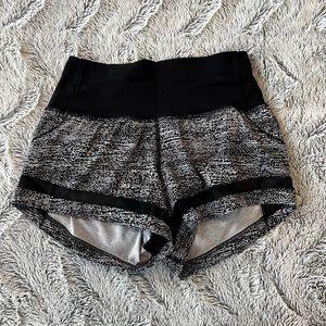 Lululemon lined multicolor shorts size 2